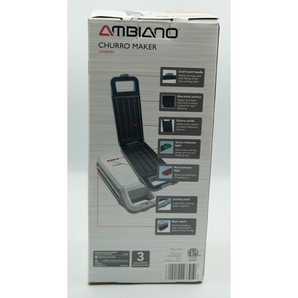 Electric Churro Maker Ambiano 760W – Tested & Working – Used Excellent - Picture 11 of 13